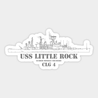 USS Little Rock Sticker